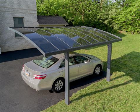 Contact information for gry-puzzle.pl - Shop Hanover 9.8-ft W x 19-ft L x 7.2-ft H Dark Gray Metal Carport in the Carports department at Lowe's.com. Rain, snow, UV rays, - protect your car from the elements with the all-weather Arch-Roof Carport by Hanover. Constructed with aluminum framing and
